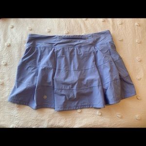 Blue Pace Rival Skirt Tall Lululemon